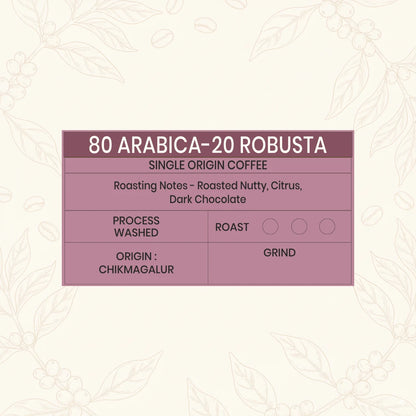80 Arabica- 20 Robusta