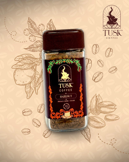 Freeze Dried Instant Coffee- Hazelnut