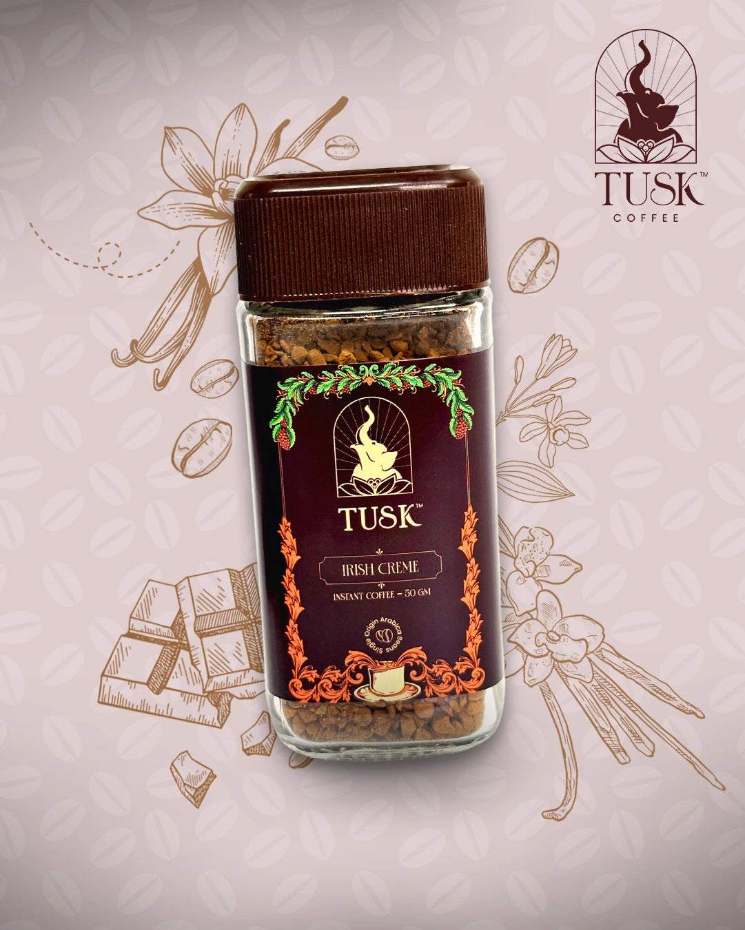 Freeze Dried Instant Coffee- irish creme