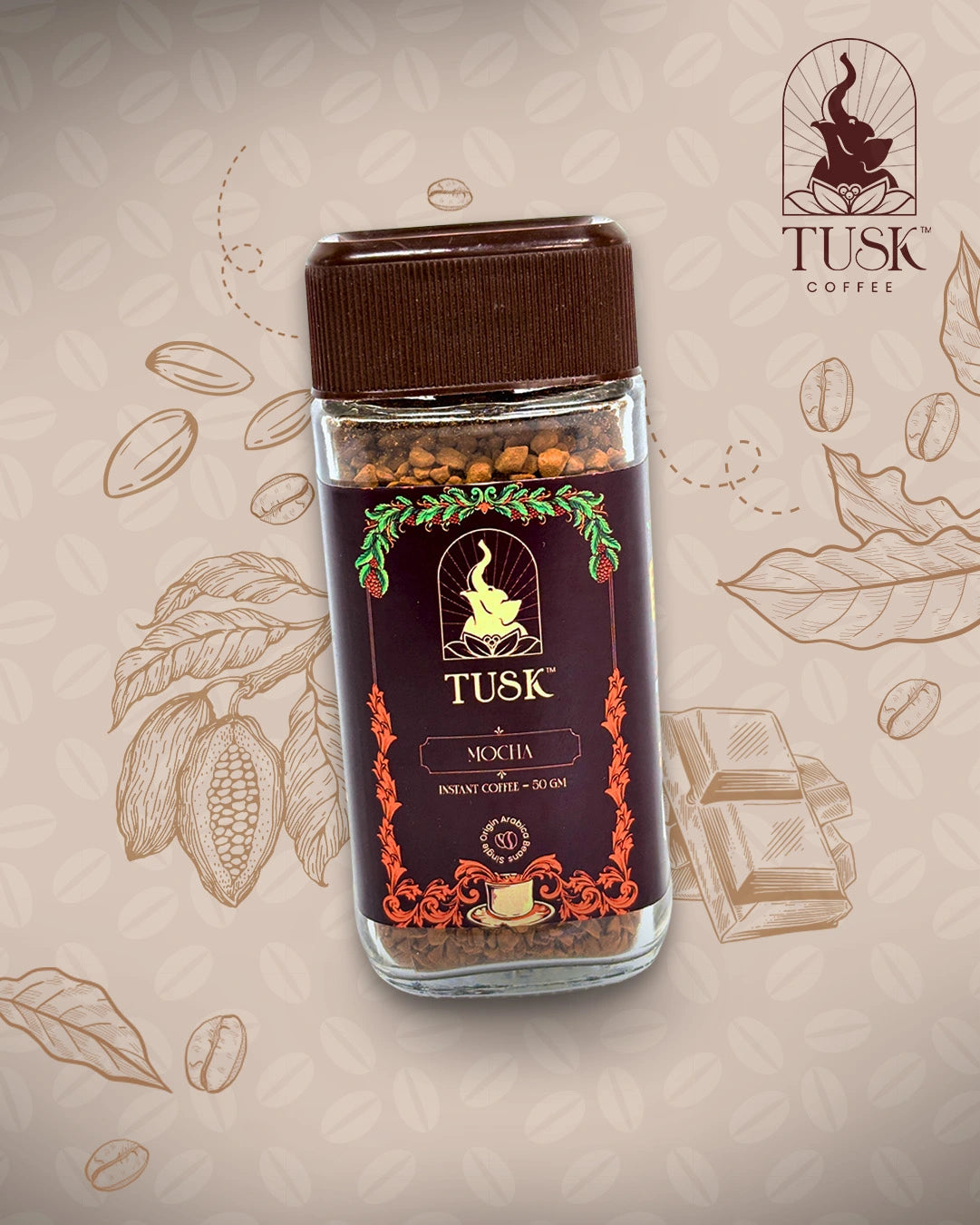 Freeze Dried Instant Coffee- Mocha