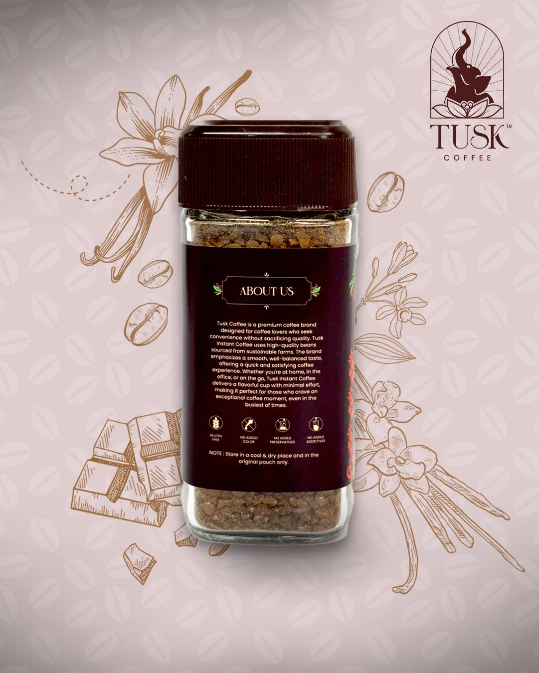 Freeze Dried Instant Coffee- irish creme