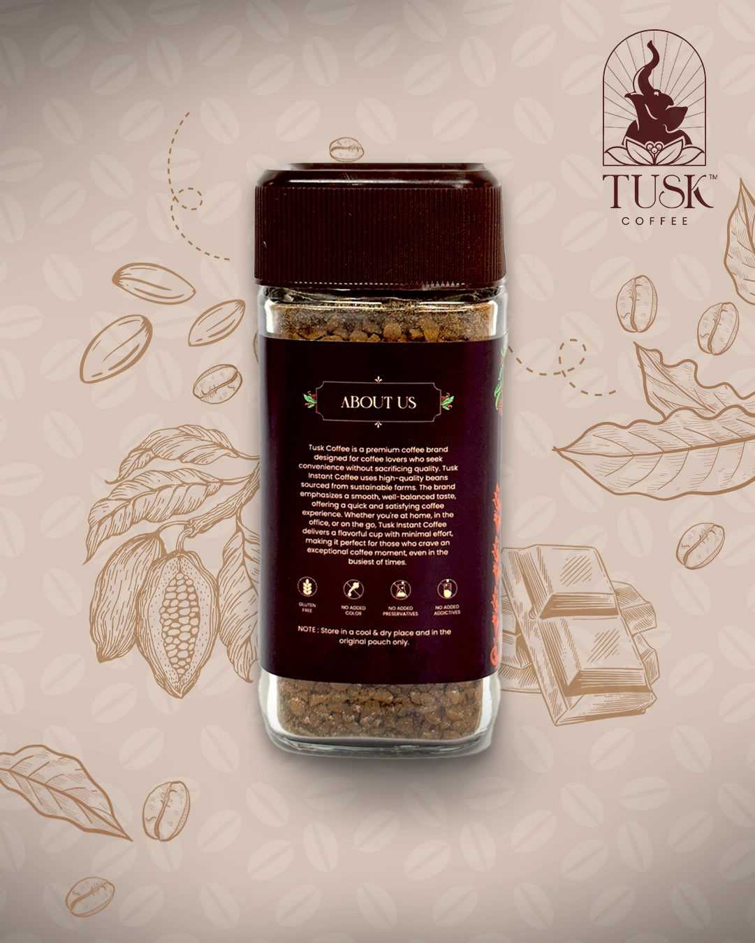 Freeze Dried Instant Coffee- Mocha