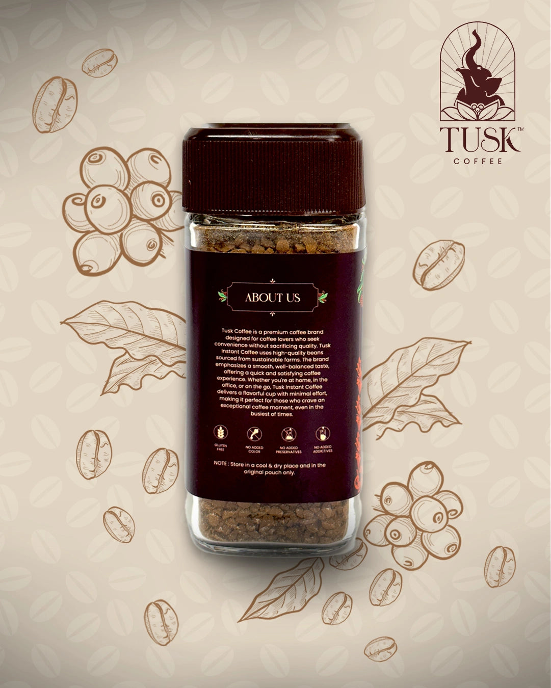 Freeze Dried Instant Coffee- Classic